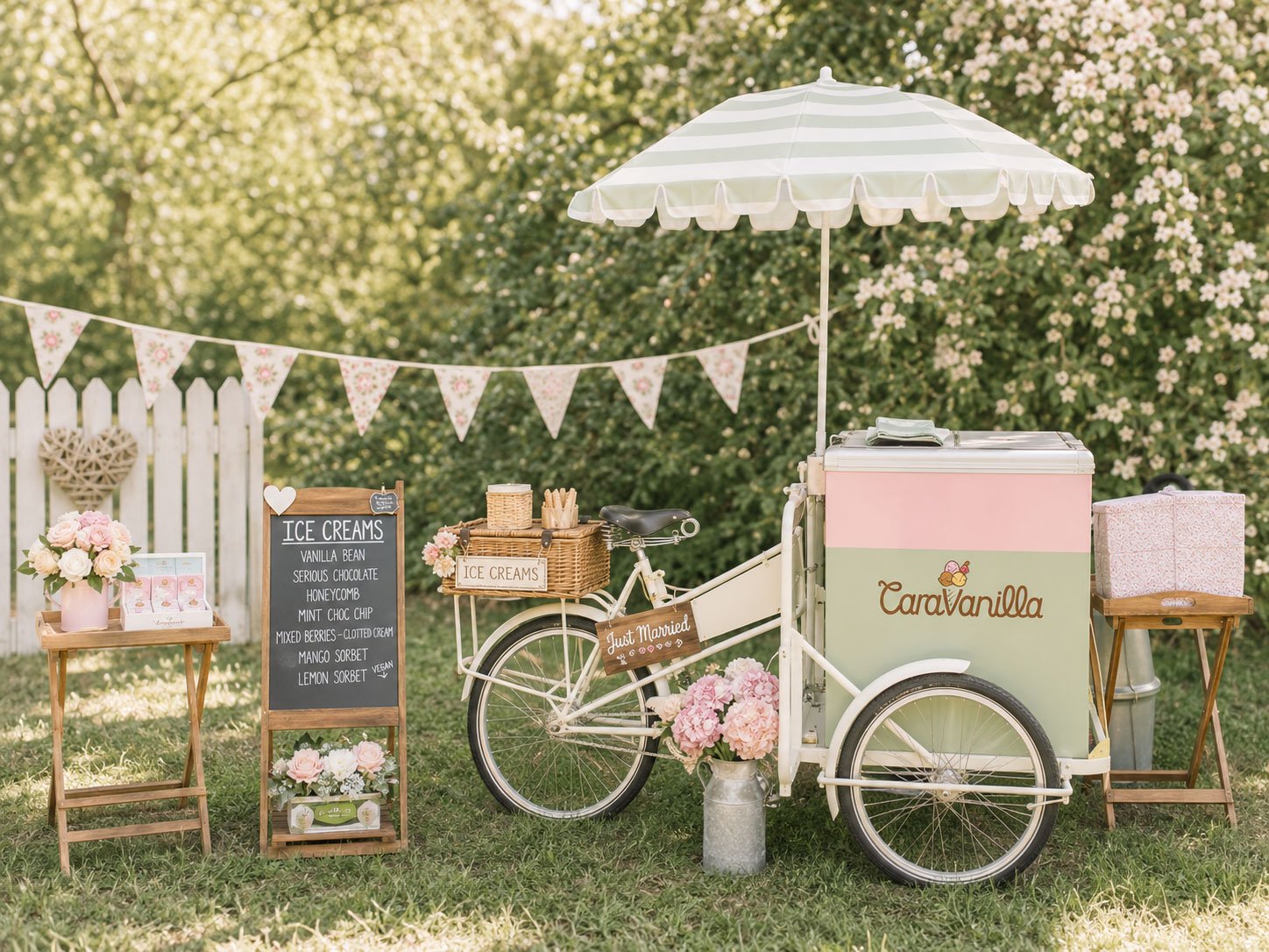Bella the Caravanilla vintage ice cream bike
